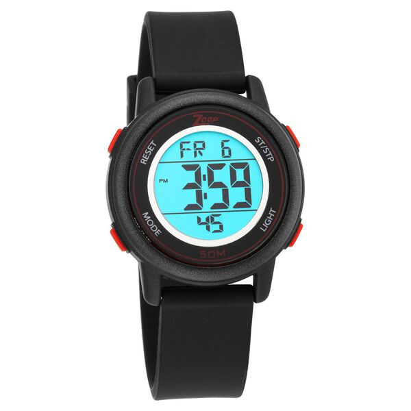 Zoop By Titan Digital Dial Silicone Strap Watch for Kids - image number 1