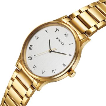 Sonata Quartz Analog Silver Dial Watch for Men