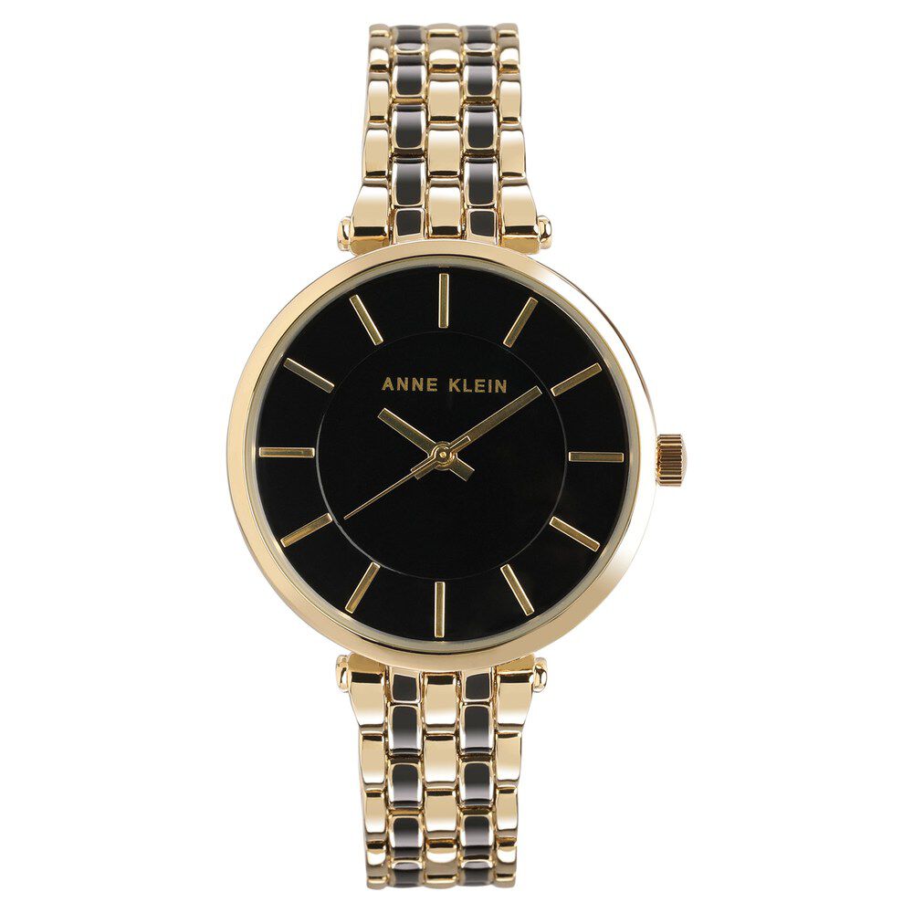 Anne klein black hotsell watch