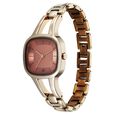 Fastrack Chrome K Quartz Analog Pink Dial K Chrome Metal Strap Watch For Girls - image number 2