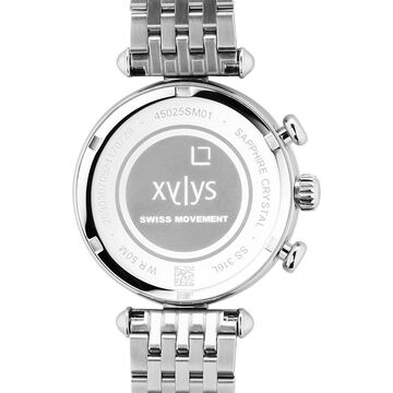 Xylys Quartz Chronograph Silver Dial Silver Stainless Steel Strap Watch For Women