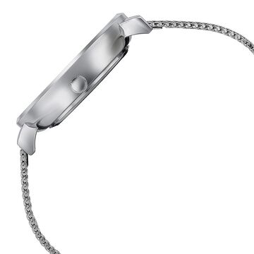Sonata Poze Quartz Analog Silver Dial Mesh Strap Watch for Women