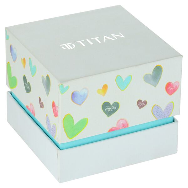 Titan Purple Valentines Day Collection Multicoloured Dial Analog Stainless Steel Strap Watch for Women - image number 5