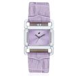Fastrack Quartz Analog Purple Dial Leather Strap Watch for Girls - image number 0