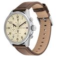 Tommy Hilfiger Quartz Multifunction Orange Dial Leather Strap Watch for Men - image number 1