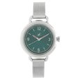 Fastrack Bare Basics Quartz Analog Green Dial Stainless Steel Strap Watch for Girls - image number 0