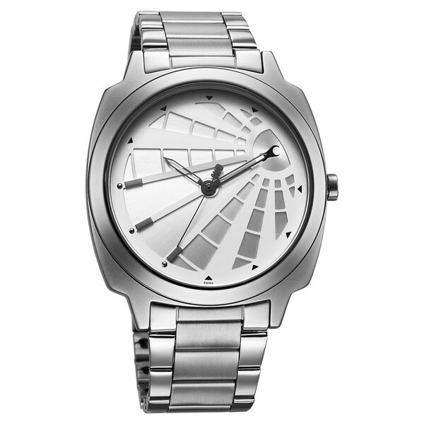 Fastrack Groove Quartz Analog Silver Dial Guys Stainless Steel Watch - image number 3