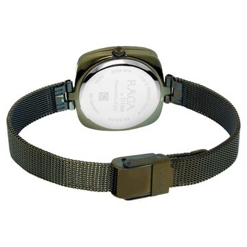 Titan Raga Moments Of Joy White Dial Women Watch With Metal Strap