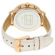 Tommy Hilfiger Quartz Analog with Day and Date Pink Dial Leather Strap Watch for Women - image number 3