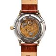 Titan Nebula Abhiyant 18k Gold Hand-Wound Mechanical Analog with Exhibition Caseback Leather Strap Watch for Men - image number 3
