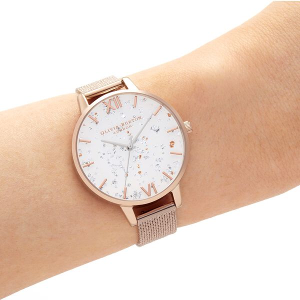 Olivia Burton Quartz Analog White Dial Stainless Steel Strap Watch for Women - image number 3