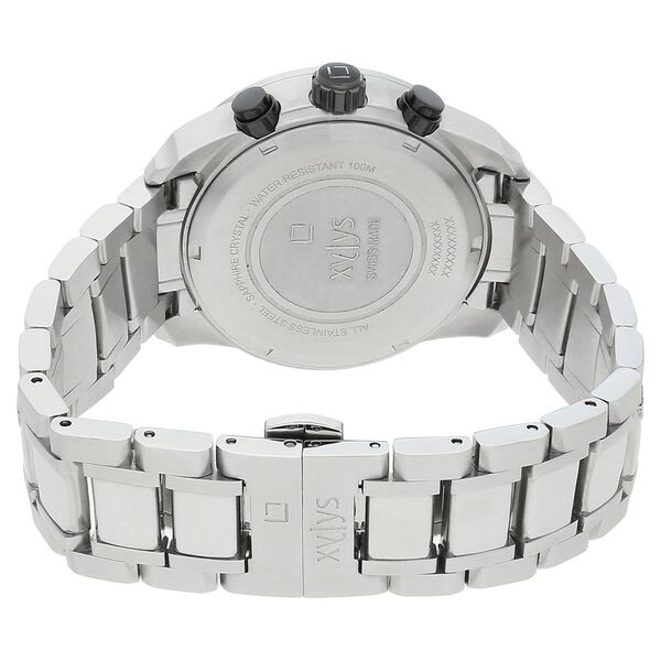 Xylys Swiss Chronograph Silver Stainless Steel Strap and Grey Dial Watch For Men - image number 4