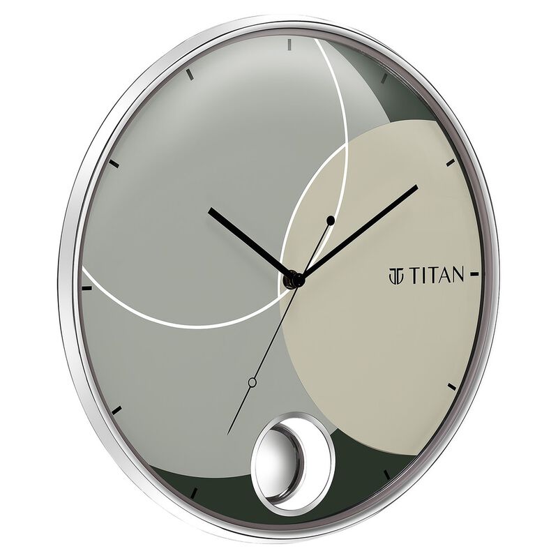 Titan's Modern Classic 35 cm Pendulum Clock: Silent, Clear, Timeless Elegance - image number 1