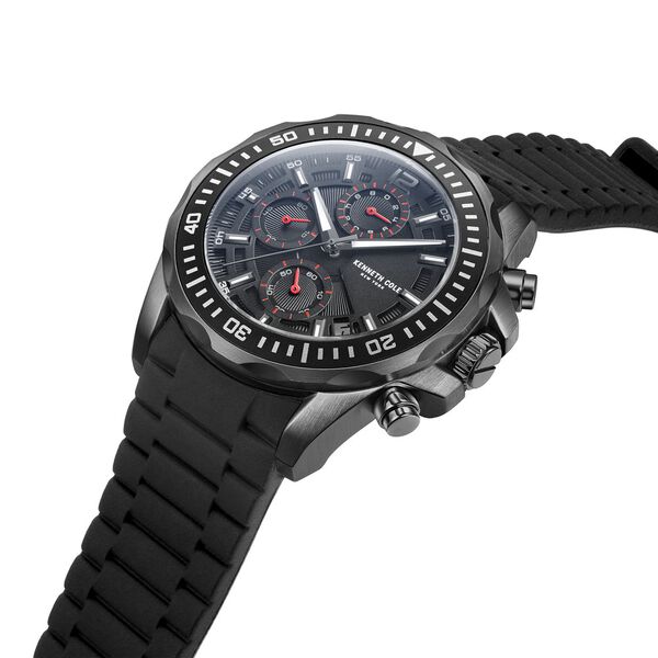 Kenneth Cole Chronograph Black Dial Watch for Men - image number 3