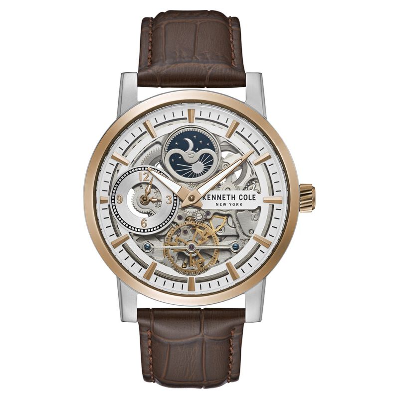 Kenneth Cole Multifunction White Dial Watch for Men