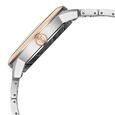 Titan See-Through Skeletal Automatic Analog with White Dial Bimetal Rose Gold & Steel Strap Watch for Men - image number 4