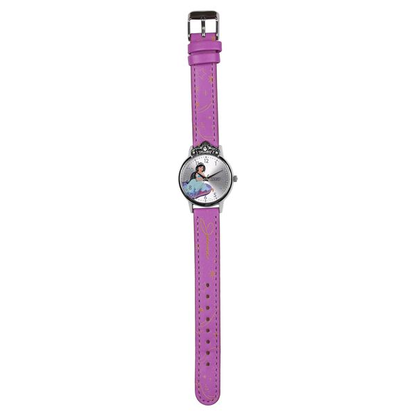 Zoop Disney Jasmine Analog Watch with Silver Dial & Purple Strap for Girls Kids, from House of Titan - image number 4