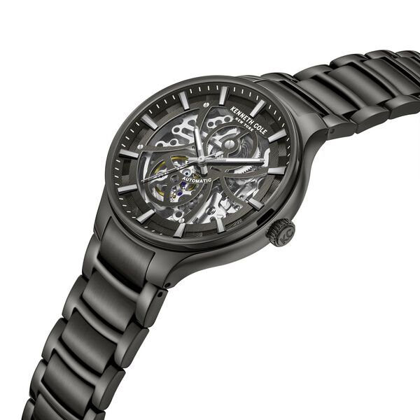 Kenneth Cole Automatic Grey Dial Stainless Steel Strap Watch For Men - image number 2