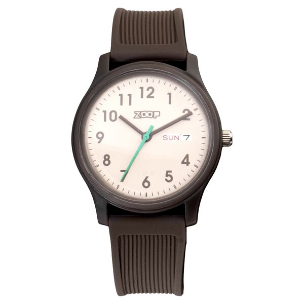 Zoop Back To School Analog Unisex Watch For Kids With White Dial And Brown Strap From House Of Titan - image number 1