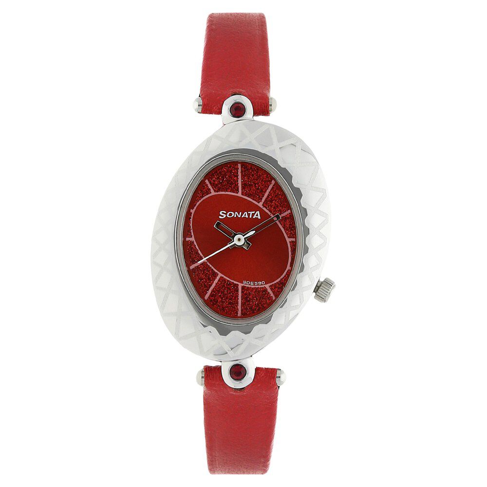 Sonata discount red watch
