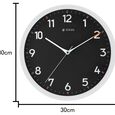 Titan Contemporary Black Wall Clock with Silent Sweep Technology - 30 cm x 30 cm (Medium) - image number 5