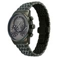 Titan Micromotors Analog with Independent Hour, Minute and 2nd Sub-Dial Olive Dial Stainless Steel Strap Watch for Men - image number 4