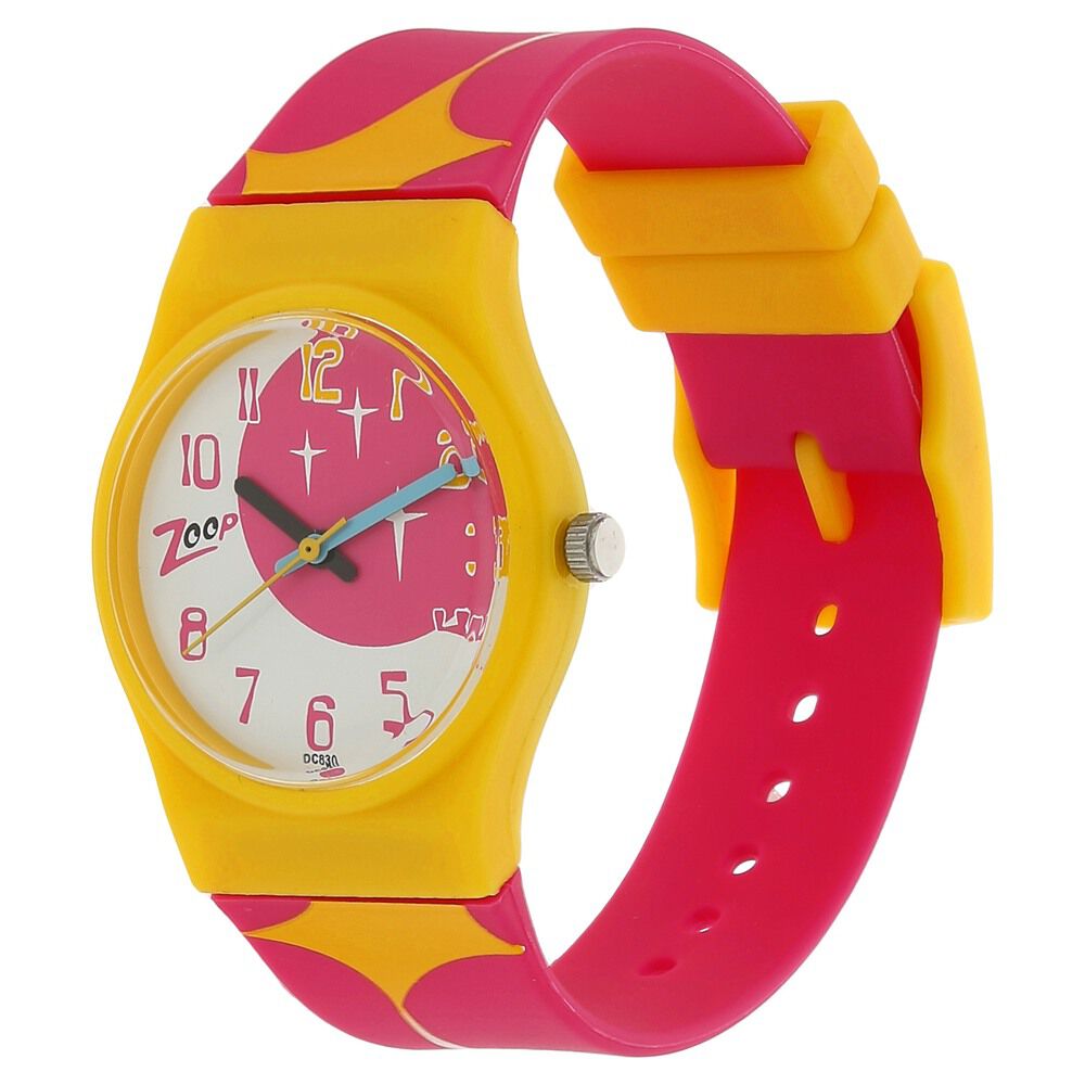 Zoop By Titan Quartz Analog Multicoloured Dial PU Strap Watch for Kids Zoop By Titan Quartz Analog Multicoloured Dial PU Strap Watch for Kids