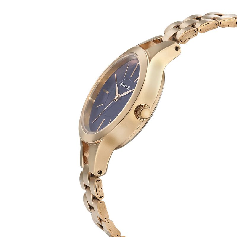 Sonata Blush Blue Dial Women Watch With Stainless Steel Strap - image number 2