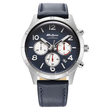 Titan Octane Classic Sporty Blue Dial Chronograph Stainless Steel Strap watch for Men