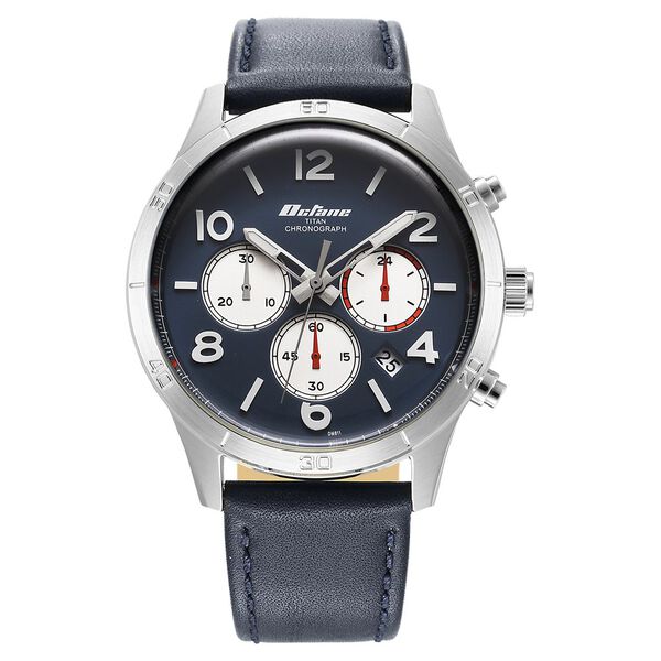 Titan Octane Classic Sporty Blue Dial Chronograph Stainless Steel Strap watch for Men - image number 1