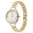 Titan Raga Showstopper Quartz Analog Mother Of Pearl Round Dial Golden Metal Strap Watch For Women - image number 2