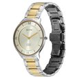 Titan Edge Gleam Quartz Analog Champagne Dial Two Toned Stainless Steel Strap Watch For Men - image number 2