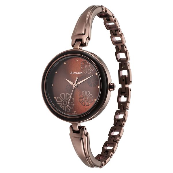 Sonata Utsav Brown Dial Watch for Women - image number 1