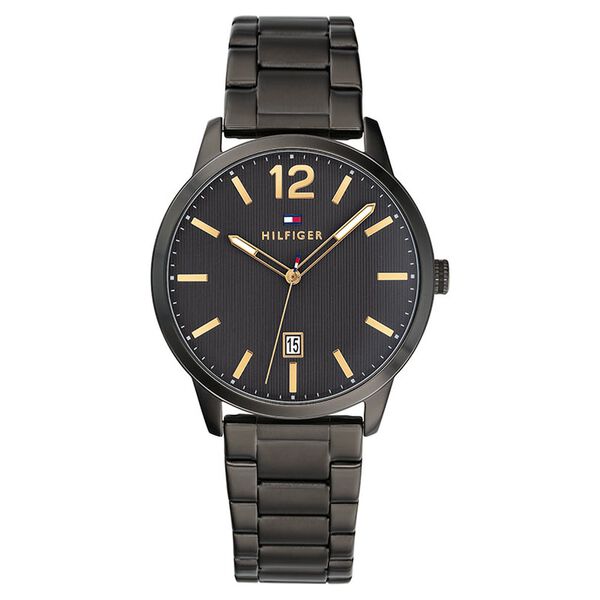 Tommy Hilfiger Quartz Analog with Date Black Dial Watch for Men - image number 0