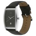 Titan Quartz Analog with Date Black Dial Leather Strap Watch for Men - image number 1