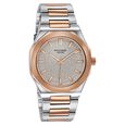 Sonata Poze Quartz Analog Beige Dial Two Toned Colour Stainless Steel Strap Watch For Men - image number 1