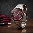 Titan Regalia Opulent Two-Eye Multifunction Brown Panda Dial Rose Gold And Steel Bimetal Strap Watch For Men