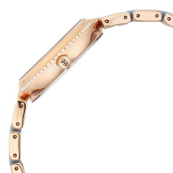 Titan Acetate Quartz Multifunction Mother Of Pearl Dial Two Toned Strap Watch for Women - image number 3