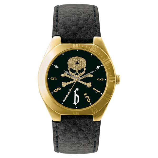 Fastrack Quartz Analog Black Dial Leather Strap Watch for Guys - image number 0