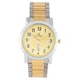 Titan Champagne Dial Analog Stainless Steel Strap Watch for Men