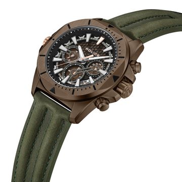 Police Men's Electrical KL Rahul Edition Leather Strap Watch