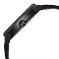 Fastrack Stunners Quartz Analog Black Dial Black Leather Strap Watch For Guys - image number 4