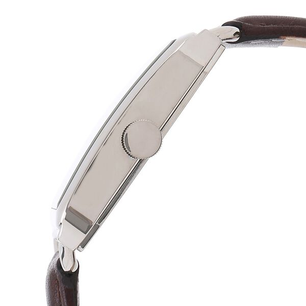 Buy Online Titan Quartz Analog Silver Dial Leather Strap Watch for Men ...