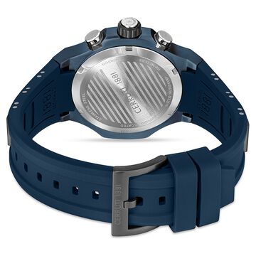 Cerruti 1881 Quartz Chronograph Grey Dial Blue Stainless Steel Strap Watch For Men