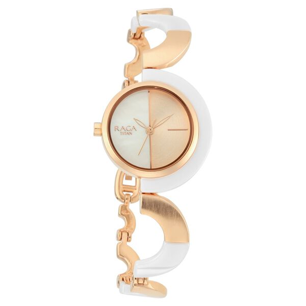 Titan Raga Facets Mother of Pearl Dial Women Watch With Stainless Steel Strap - image number 1