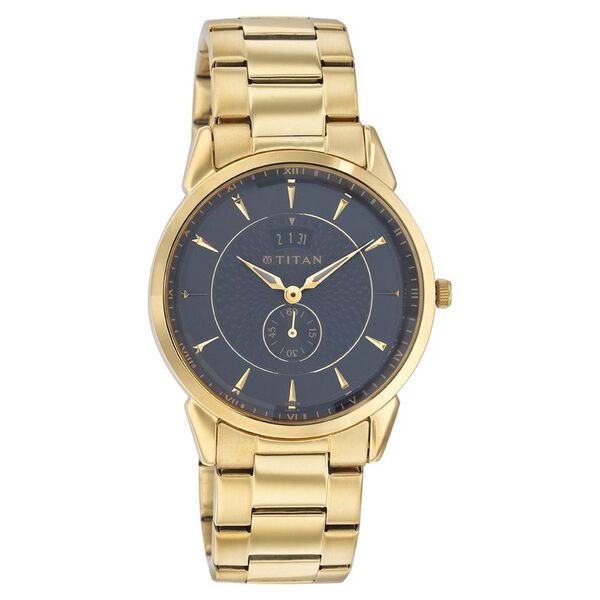 Titan Quartz Analog Black Dial Watch for Men - image number 0