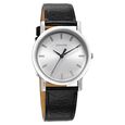 Sonata Classic Quartz Analog Silver Dial Black Leather Strap Watch for Men - image number 0