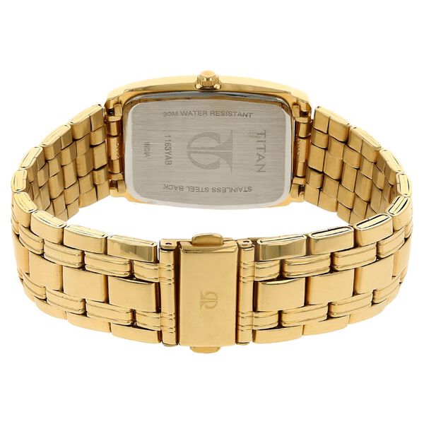 Titan Regalia White Dial Analog with Date Metal Strap watch for Men - image number 3