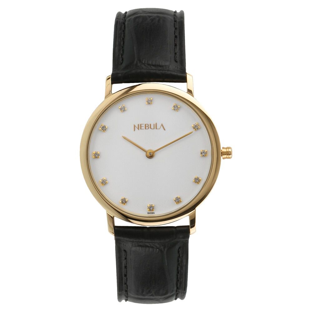 Buy Online Titan Nebula Quartz Analog 18 Karat Solid Gold Watch
