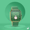 Fastrack After Dark Quartz Analog Green Dial Leather Strap Watch for Guys - image number 0
